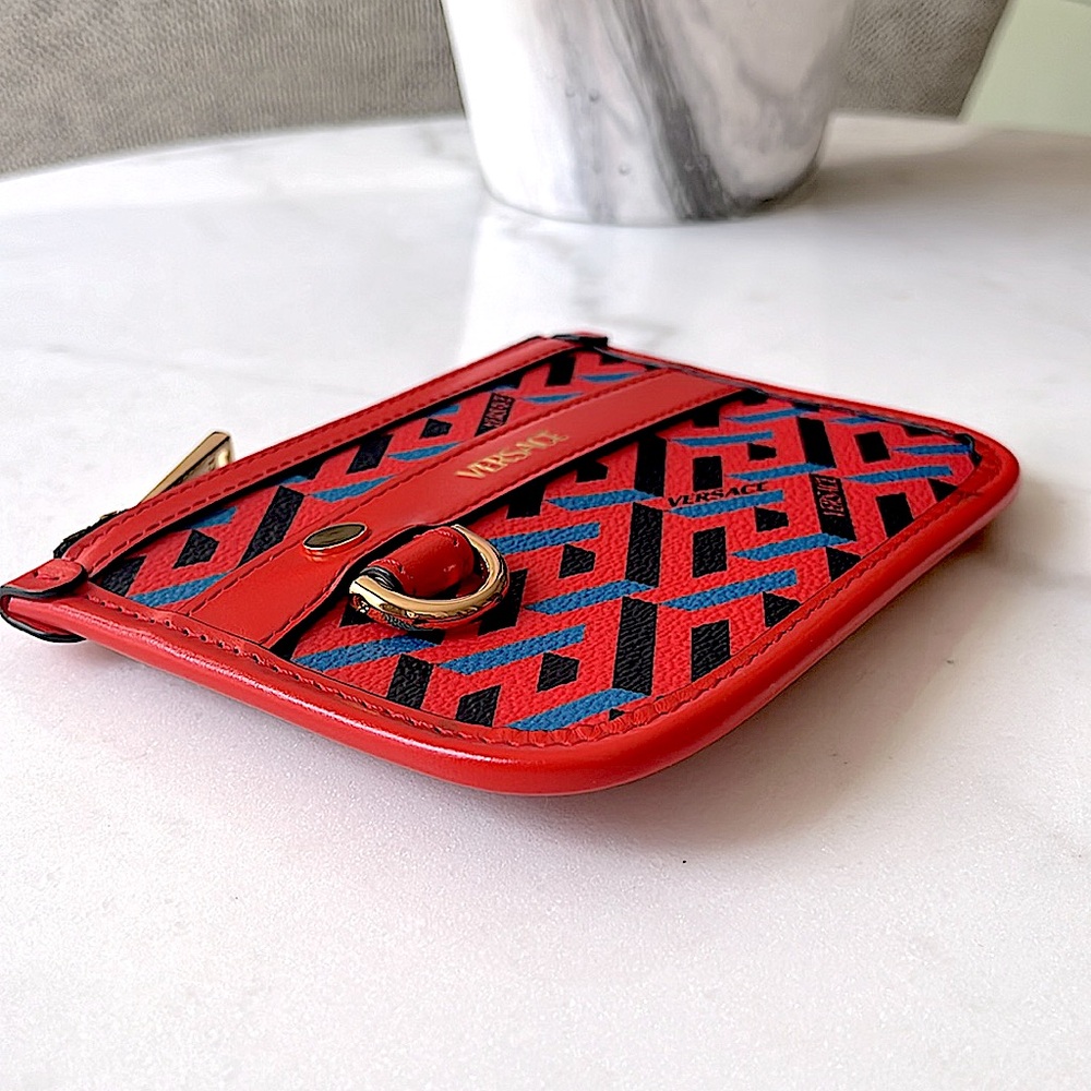 ❤️💙NIB Versace La Greca Leather Belt Bag/Coin Purse - Picture 5 of 7